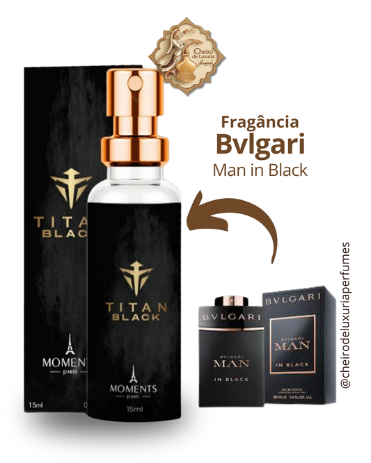 Titan Black 15ml – Perfume Masculino Inspirado no Bvlgari Man in Black