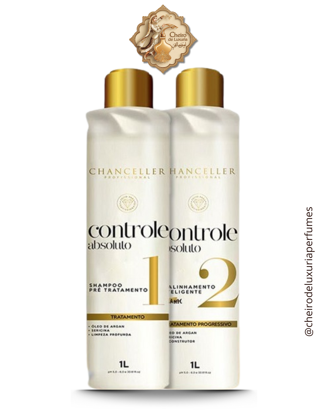 KIT SHAMPOO PRÉ TRATAMENTO + REALINHAMENTO INTELIGENTE CONTROLE ABSOLUTO - MOMENTS PARIS - CHANCELLER
