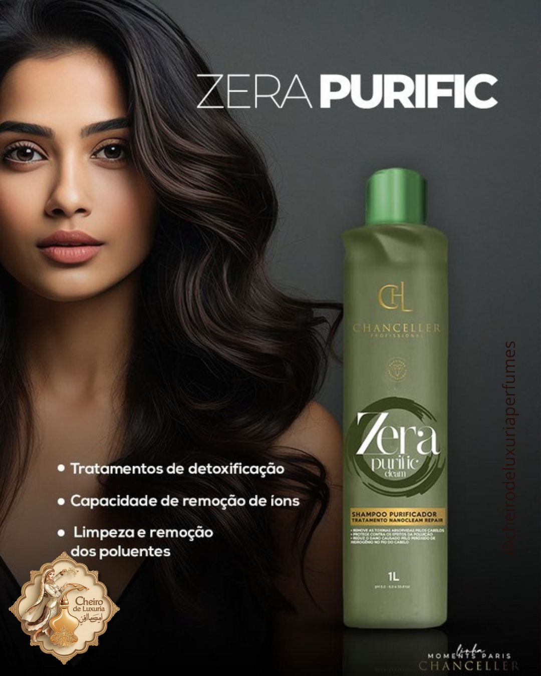 SHAMPOO PURIFIC CLEAN ZERA - MOMENTS PARIS - CHANCELLER