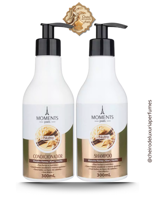 Kit Nutre Capilar shampoo + condicionador - Moments Paris