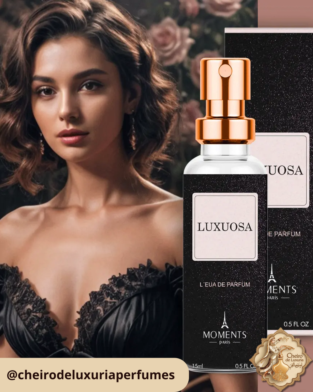 Luxuosa – Perfume Feminino Inspirado no La Nuit Trésor de Lancôme