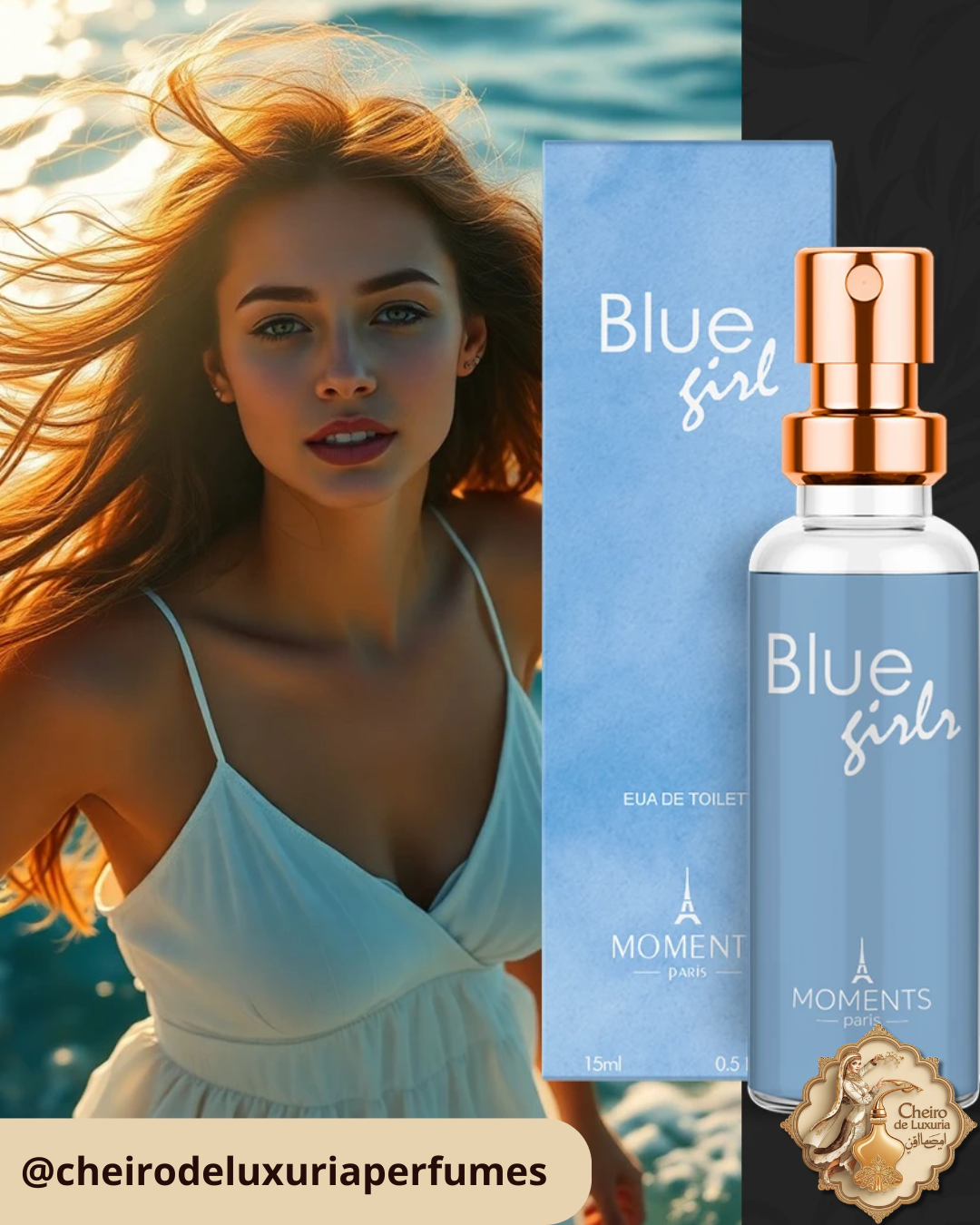 Blue Girl 15ml – Perfume Feminino Inspirado no Light Blue Dolce & Gabbana