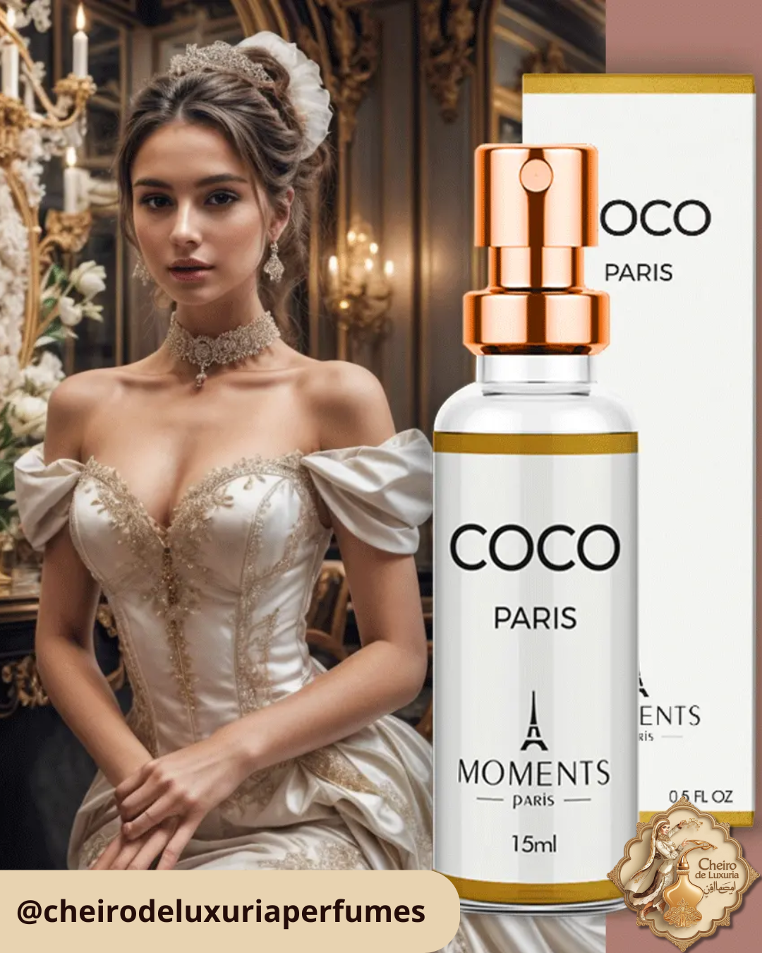 Coco Paris 15ml – Perfume Feminino Inspirado no Coco Mademoiselle de Chanel
