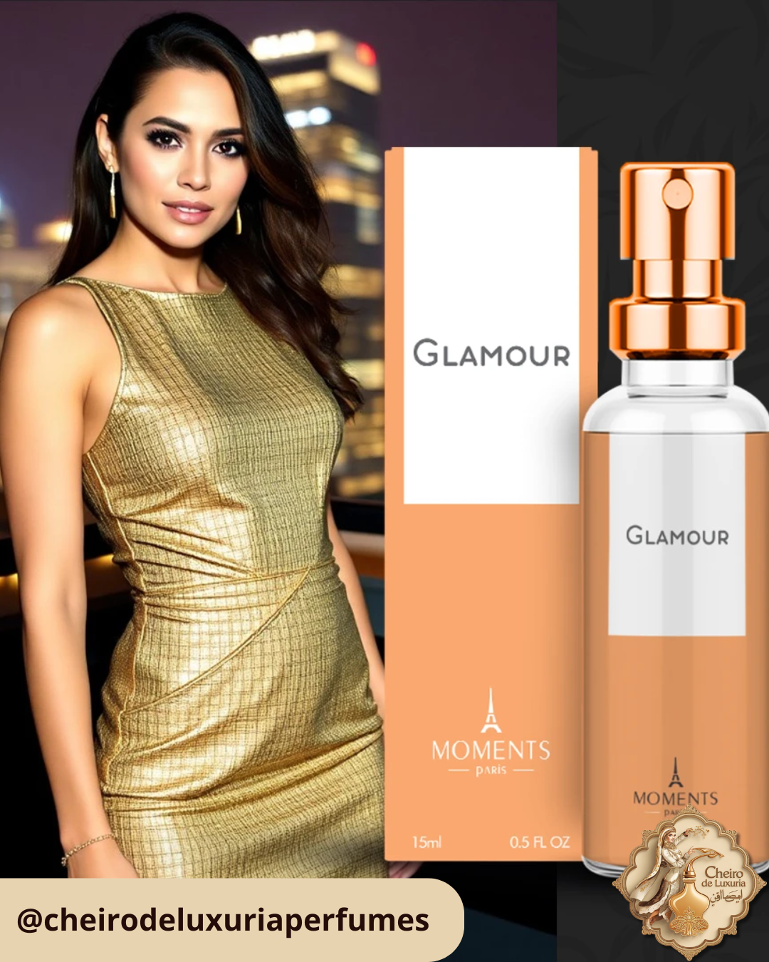 Glamour 15ml – Perfume Feminino Inspirado no Fame Paco Rabanne